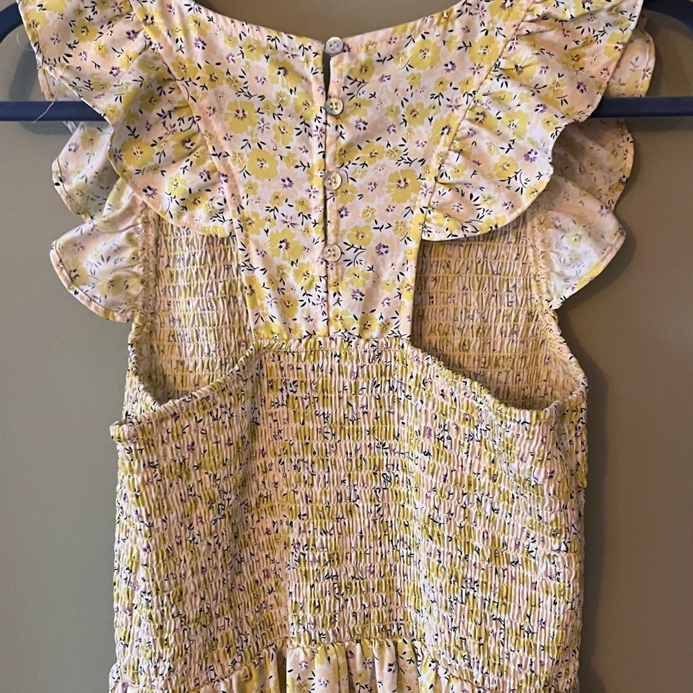 Floral Yellow🌻 Midi Dress - with pockets! - Picture 2 of 8